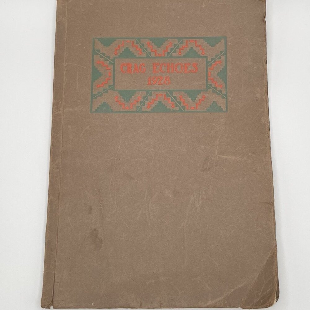 1928 Dunsmuir California CA Joint Union High School Crag Echoes Yearbook Antique